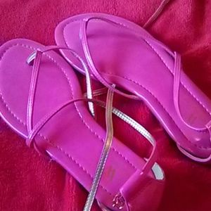 Super cute hot pink sandals